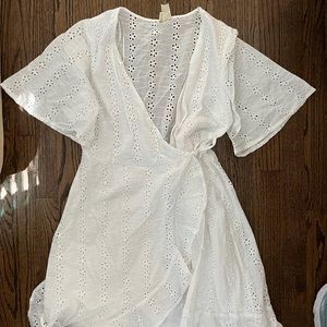 White Eyelet Dress